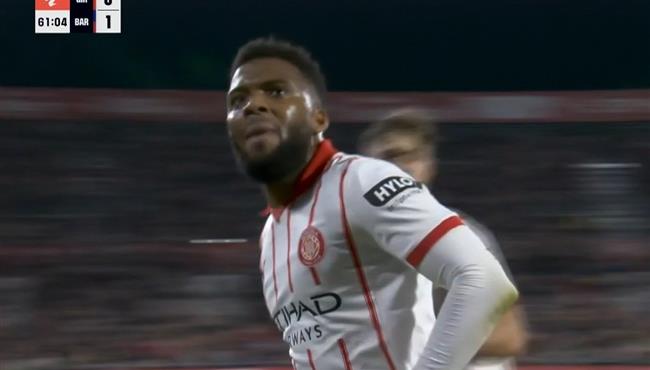 هدف تعادل جيرونا مع برشلونة (11) الدوري الاسباني