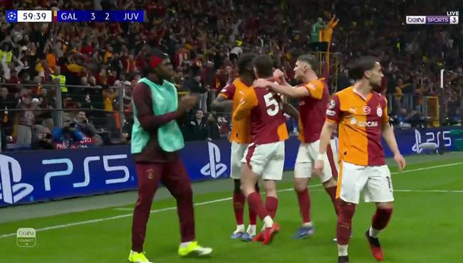 هدف جالطة سراي الثالث في مرمي يوفنتوس بدوري ابطال اوروبا