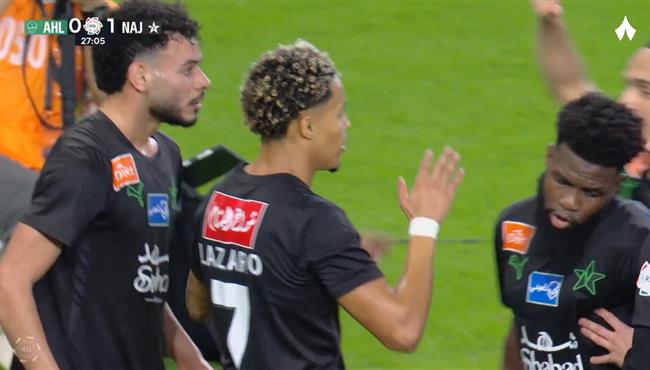 هدف النجمة الاول في مرمي الاهلي بالدوري السعودي