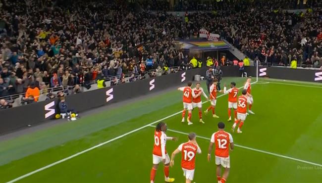 اهداف مباراة ارسنال وتوتنهام في الدوري الانجليزي