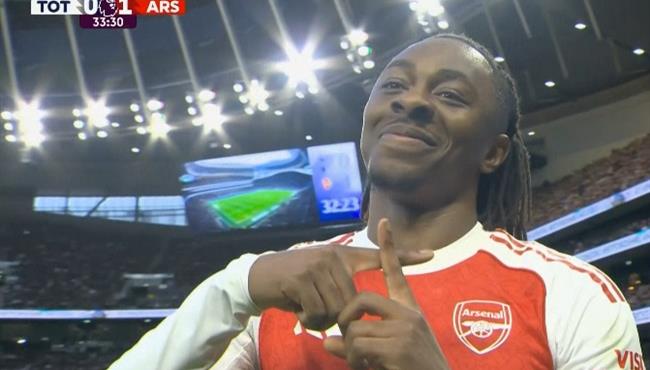 هدف ارسنال الاول في مرمي توتنهام بالدوري الانجليزي