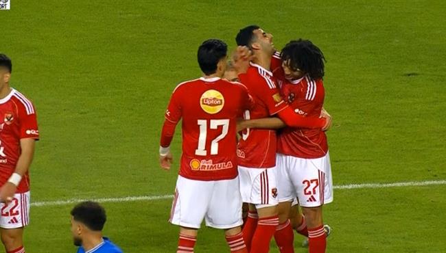 اهداف مباراة الاهلي وسموحة في الدوري المصري