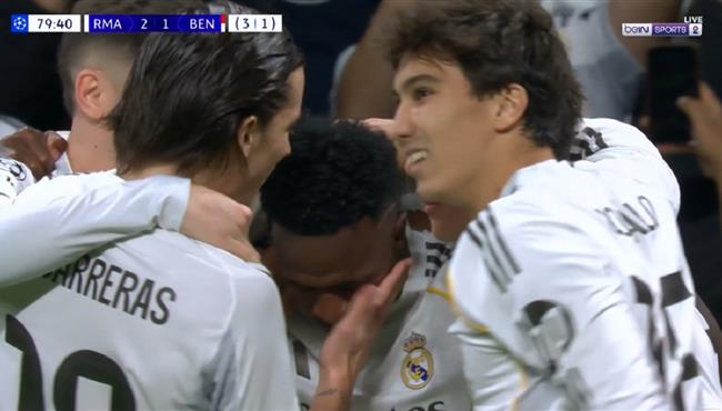 اهداف مباراة ريال مدريد وبنفيكا في دوري ابطال اوروبا