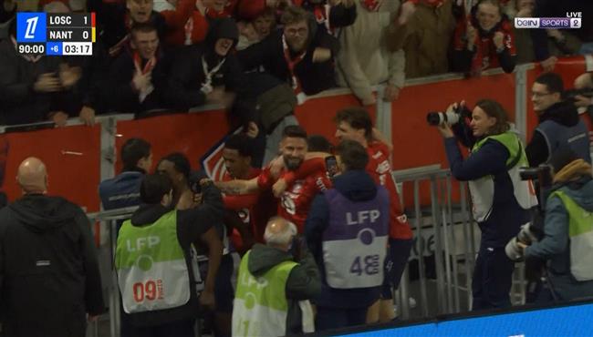 هدف فوز ليل القاتل علي نانت (10) الدوري الفرنسي