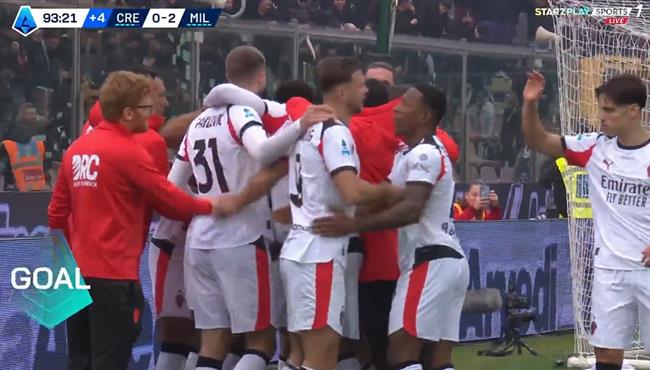 اهداف مباراة ميلان وكريمونيزي (20) الدوري الايطالي
