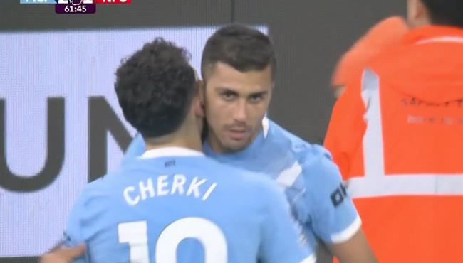 هدف رودري في مرمي نوتينجهام فورست بالدوري الانجليزي