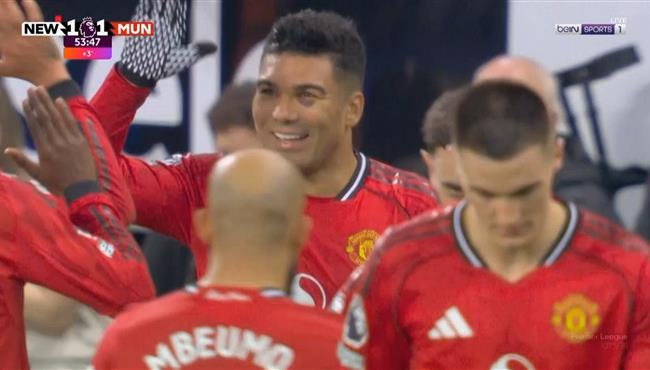 اهداف مباراة مانشستر يونايتد ونيوكاسل في الدوري الانجليزي