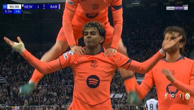 اهداف مباراة برشلونة ونيوكاسل (11) دوري ابطال اوروبا