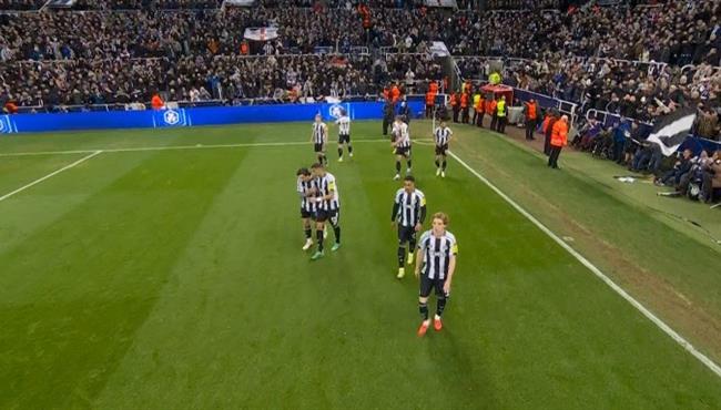 هدف نيوكاسل الاول في مرمي برشلونة بدوري ابطال اوروبا