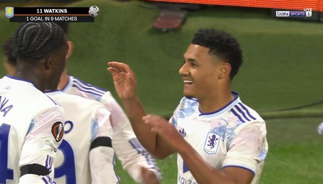 هدف فوز استون فيلا علي ليل (10) الدوري الاوروبي