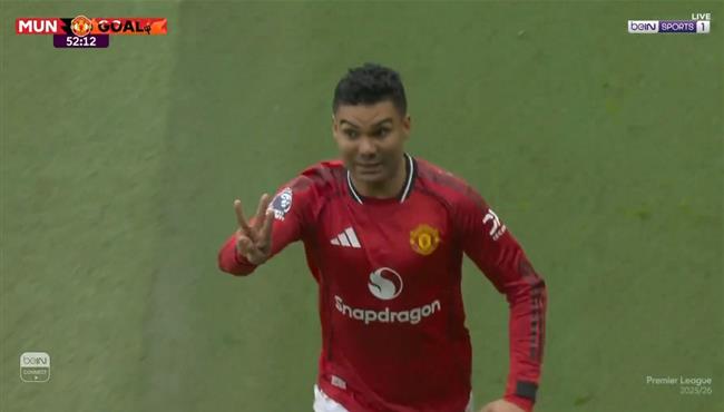 هدف كاسيميرو في مرمي استون فيلا بالدوري الانجليزي