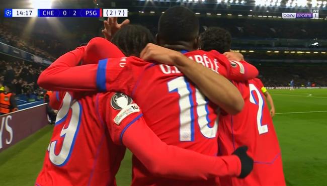 هدف باريس سان جيرمان الثاني في مرمي تشيلسي اسيست اشرف حكيمي