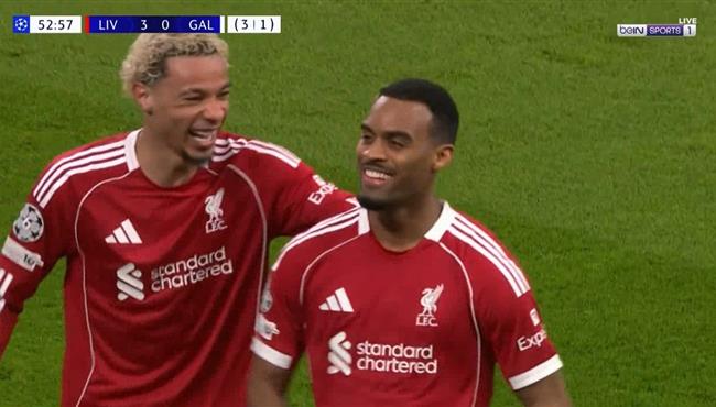 هدف ليفربول الثالث في مرمي جالطة سراي بدوري ابطال اوروبا