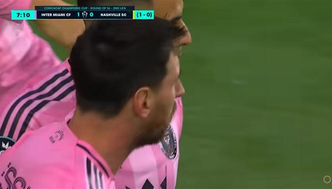 هدف ميسي في مرمي  وناشفيل بدوري أبطال كونكاكاف