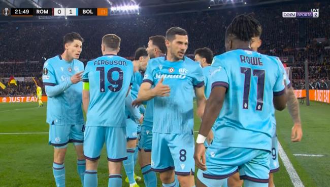اهداف مباراة روما وبولونيا في الدوري الاوروبي