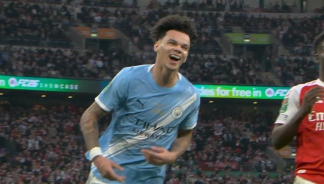 هدف مانشستر سيتي الثاني في مرمي ارسنال بنهائي كأس الكاراباو