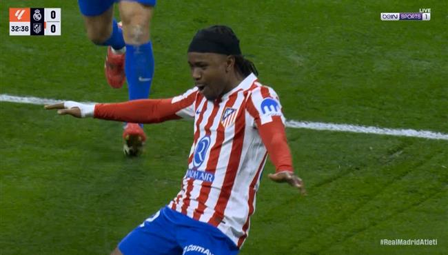 هدف اتلتيكو مدريد الاول في مرمي ريال مدريد بالدوري الاسباني