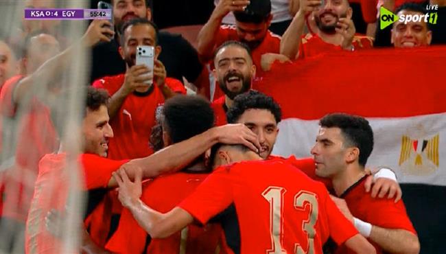 اهداف مباراة مصر والسعودية في الودية
