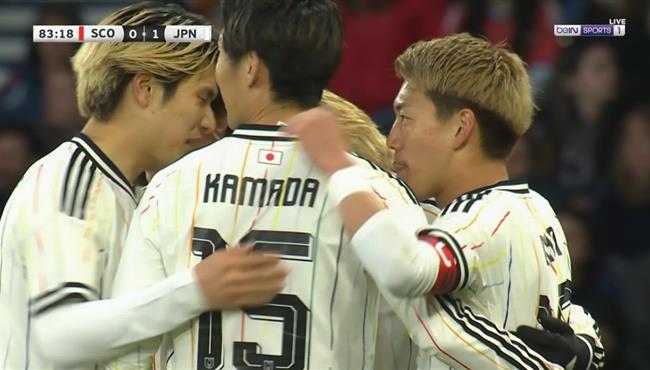 هدف فوز اليابان علي سكتلندا (10) مباراة الودية