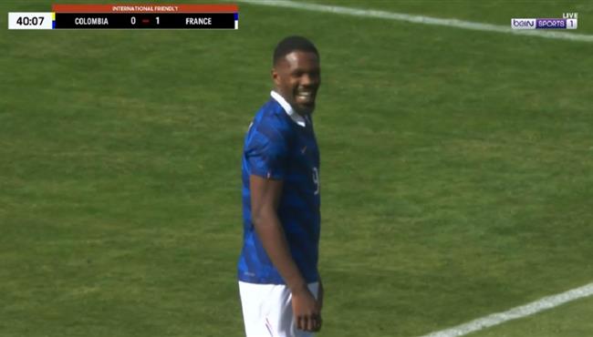هدف فرنسا الثاني في مرمي كولومبيا بمباراة ودية