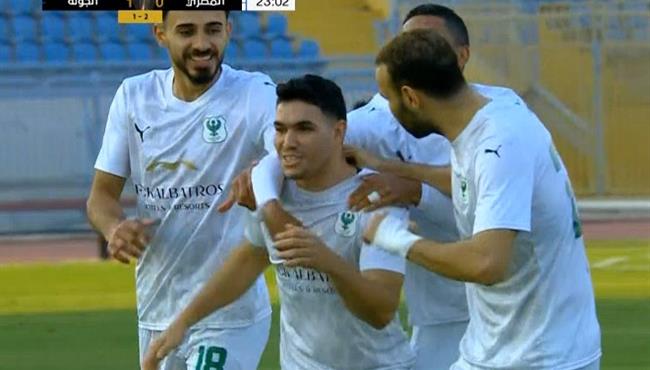 هدف تعادل المصري الرائع مع الجونة من ركلة حرة