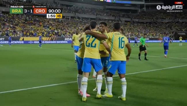 اهداف مباراة البرازيل وكرواتيا الودية