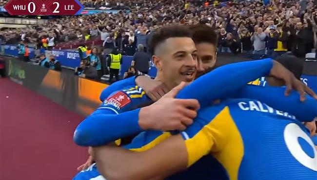 اهداف مباراة ليدز يوناتيد ووست هام في كأس الاتحاد الإنجليزي