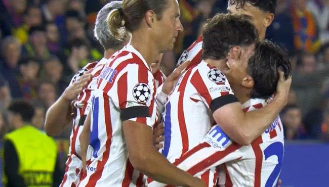 اهداف مباراة برشلونة واتلتيكو مدريد في دوري ابطال اوروبا