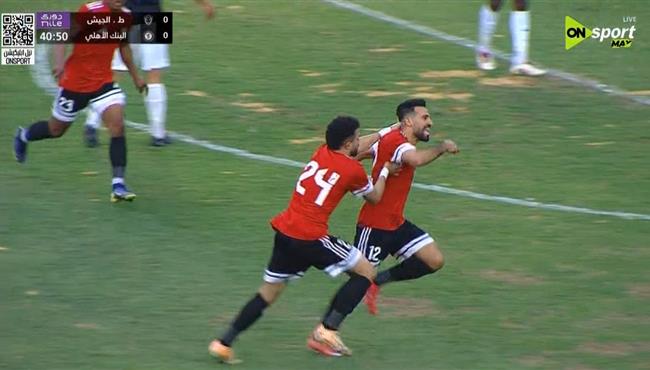هدف اسلام محارب الرائع في مرمي البنك الاهلي بالدوري المصري