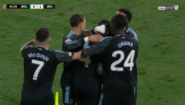 اهداف مباراة استون فيلا وبولونيا في الدوري الاوروبي