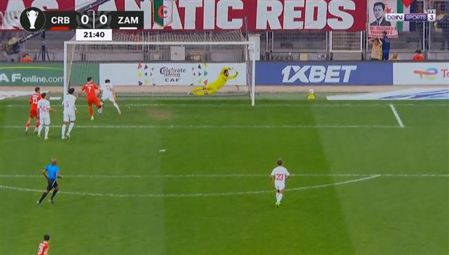 القائم يحرم شباب بلوزداد من تسجيل هدف امام الزمالك بنصف نهائي كأس الكونفيدرالية