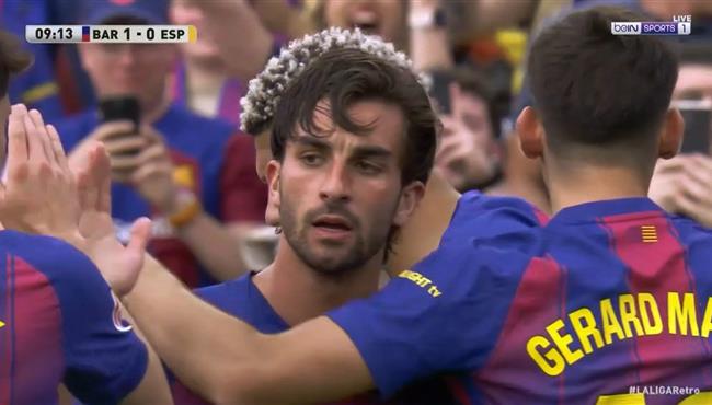 اهداف مباراة برشلونة واسبانيول في الدوري الاسباني
