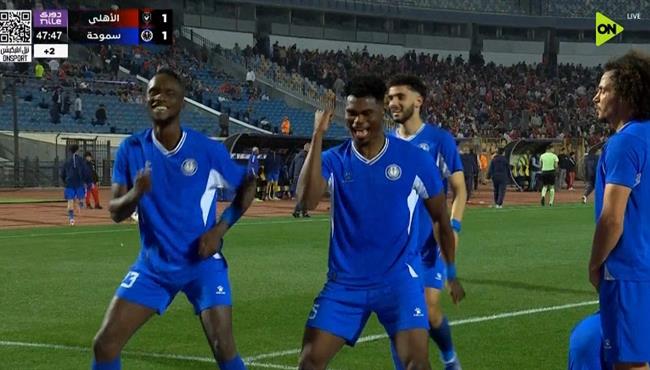 هدف تعادل سموحة الرائع مع الاهلي (11) صامويل امادي