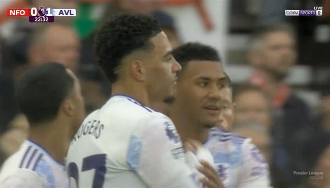 اهداف مباراة استون فيلا ونوتينجهام فورست (11) الدوري الانجليزي