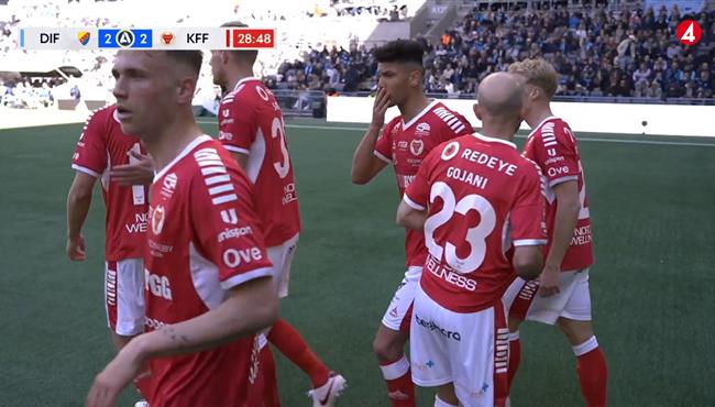 هدف اشرف داري في مرمي يورغوردن بالدوري السويدي