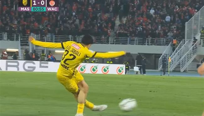 هدف رابونا عالمي في مرمي مباراة الوداد والمغرب الفاسي بالدوري المغربي
