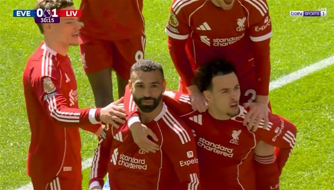 اهداف مباراة ليفربول وايفرتون في الدوري الانجليزي