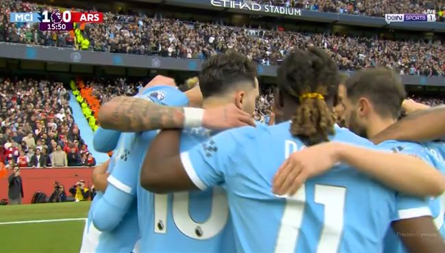 اهداف مباراة مانشستر سيتي وارسنال في الدوري الانجليزي