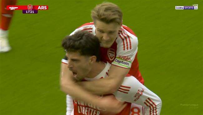 هدف تعادل ارسنال مع مانشستر سيتي (11) بعد خطأ من دوناروما