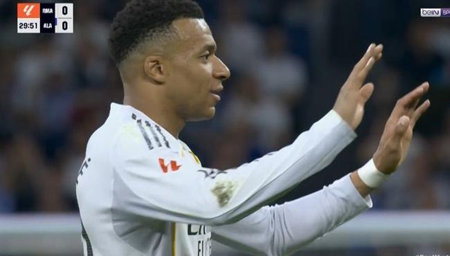 هدف مبابي في مرمي ديبورتيفو ألافيس بالدوري الاسباني