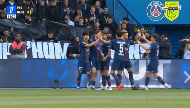 اهداف مباراة باريس سان جيرمان ونانت في الدوري الفرنسي