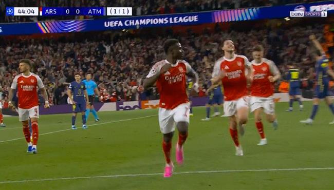 اهداف مباراة ارسنال واتلتيكو مدريد في دوري ابطال اوروبا