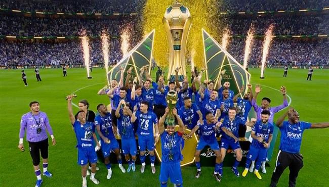 مراسم تتويج الهلال بطلا لـ كاس خادم الحرمين