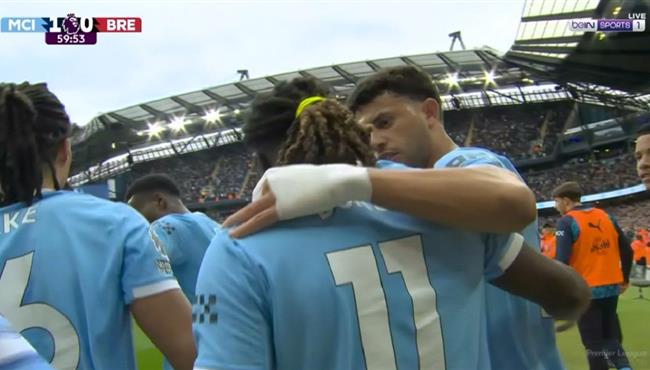 اهداف مباراة مانشستر سيتي وبرينتفورد في الدوري الانجليزي