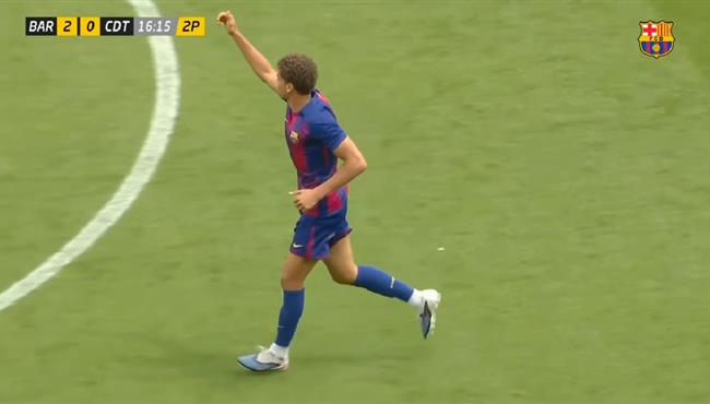 هدف حمزة عبد الكريم  في تينيريفي بكأس الابطال للشباب