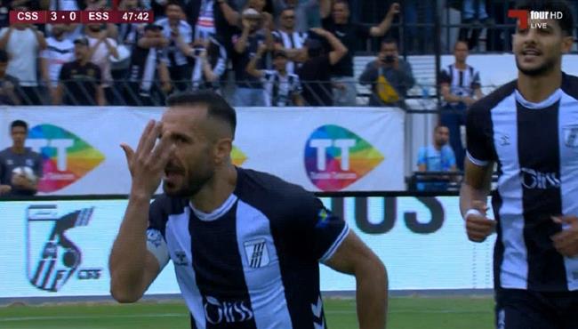 هدف علي معلول في مرمي النجم الساحلي بالدوري التونسي