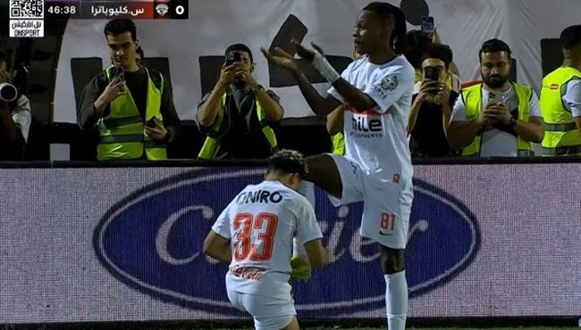 هدف الزمالك الملغي امام سيراميكا كليوباترا بالدوري المصري
