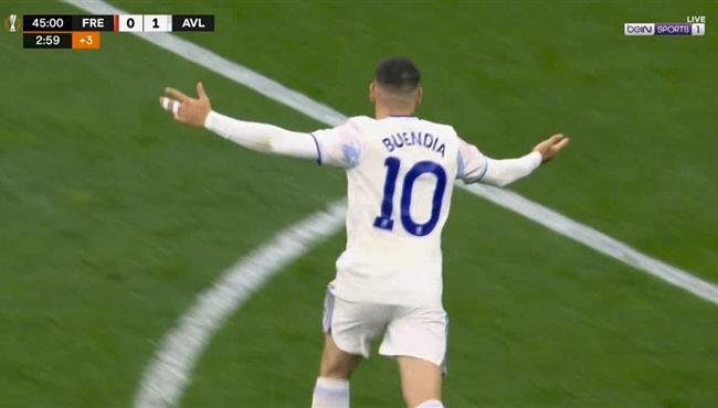 هدف بوينديا الرائع في مرمي فرايبورج بنهائي الدوري الاوروبي