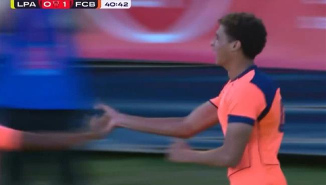هدف حمزة عبد الكريم في مرمي لاس بالماس بكأس الابطال للشباب