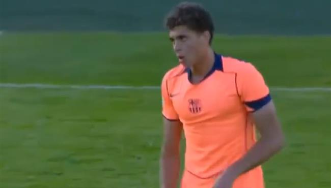 ملخص لمسات حمزة عبد الكريم في مباراة برشلونة ولاس بالماس بكأس الابطال للشباب